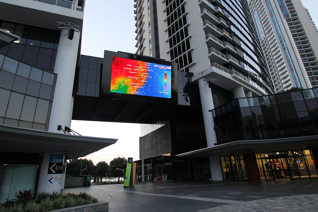 Circle on Cavill Big Screen LED Screen Outdoor Billboard Advertising Sign