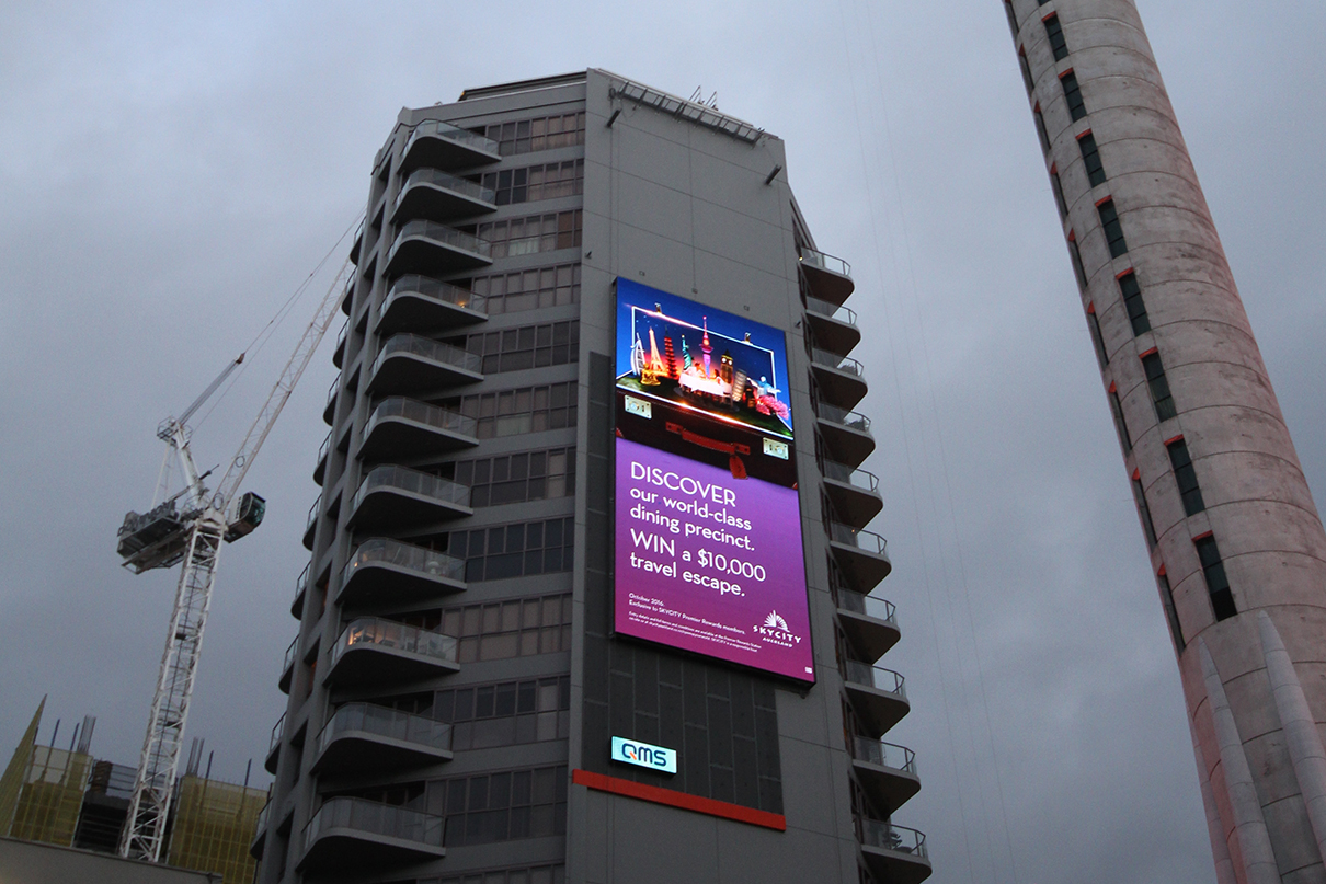 QMS Victoria Street Auckland LED Billboard Digital Advertising Display