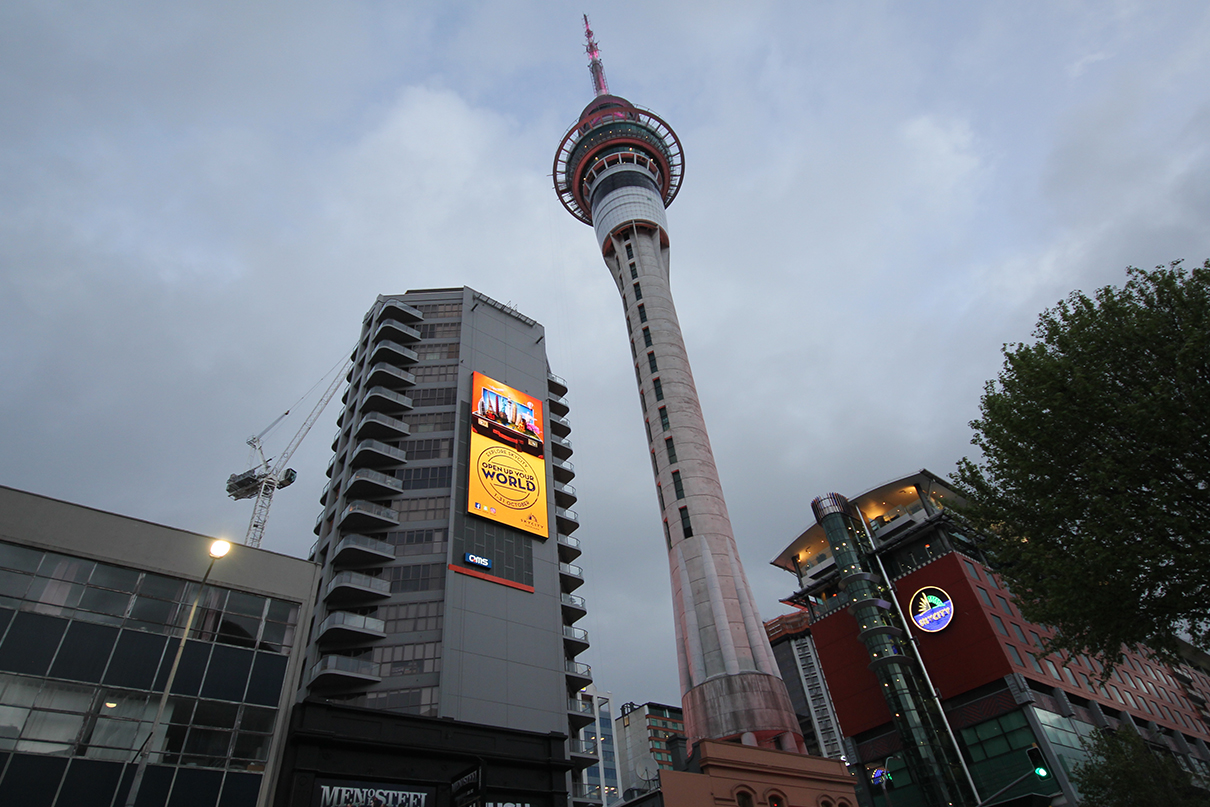 QMS Victoria Street Auckland LED Billboard Digital Advertising Display