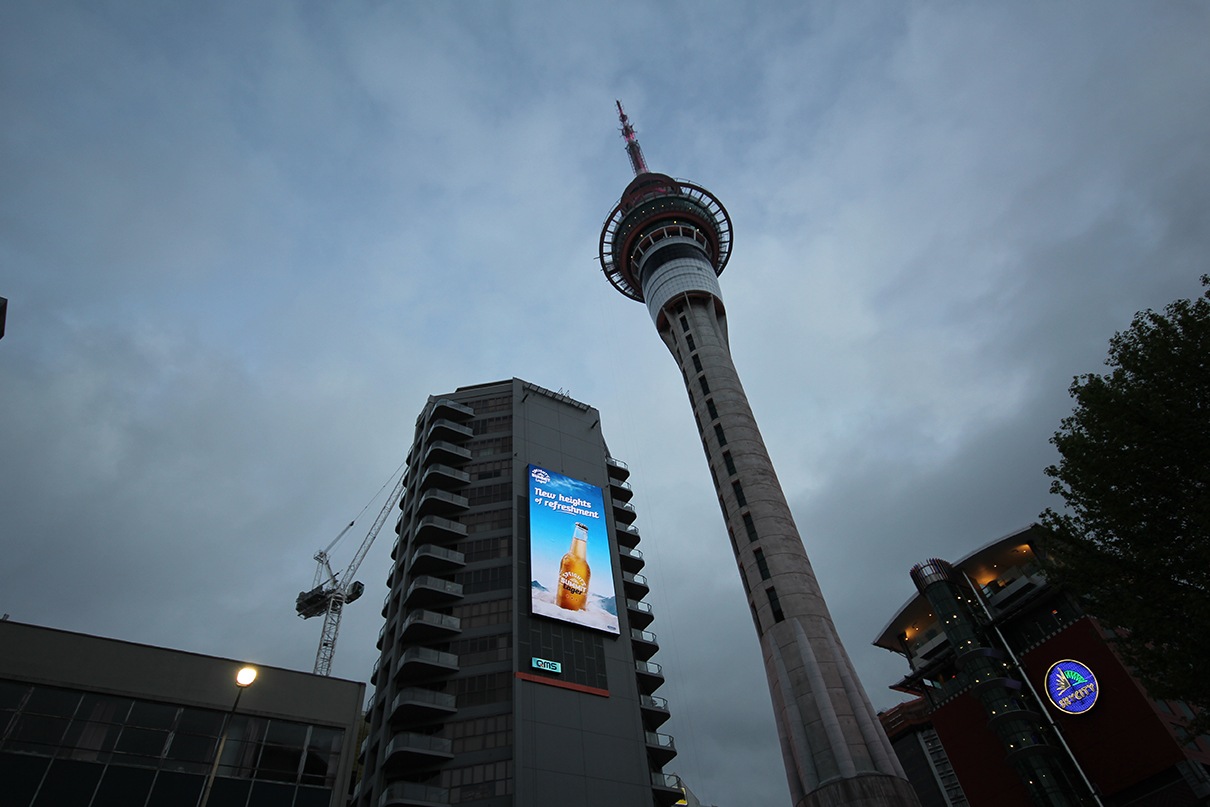 QMS Victoria Street Auckland LED Billboard Digital Advertising Display