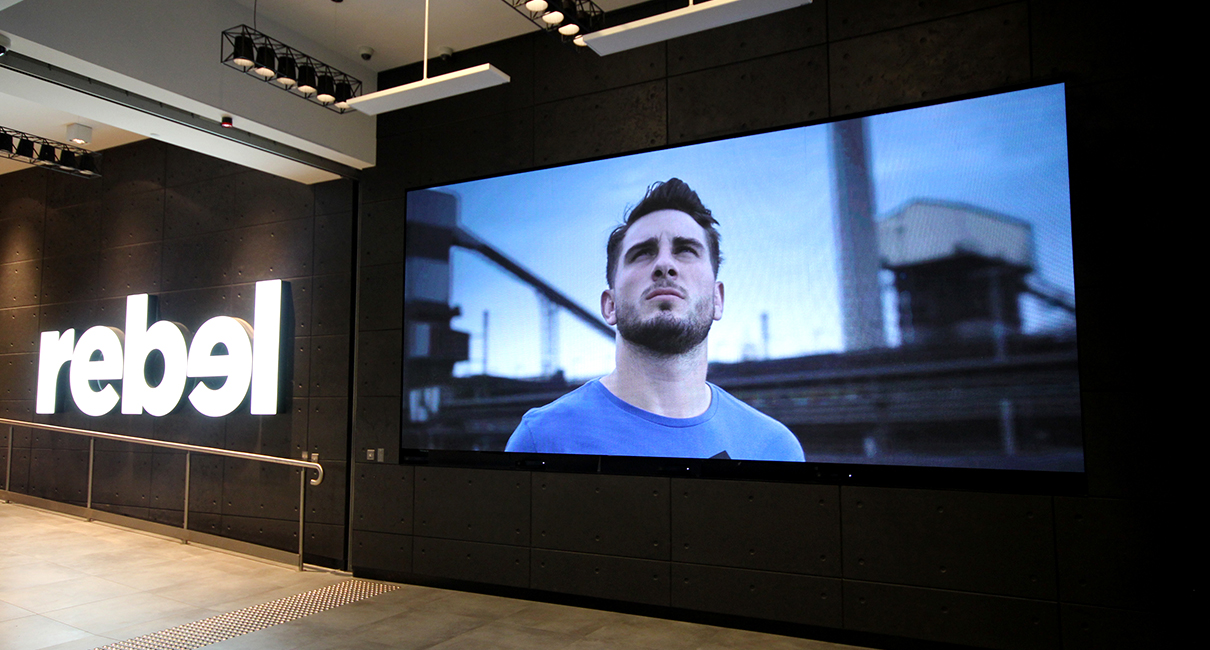 Rebel Sport Sydney Large LED Screen Digital Billboard Advertising