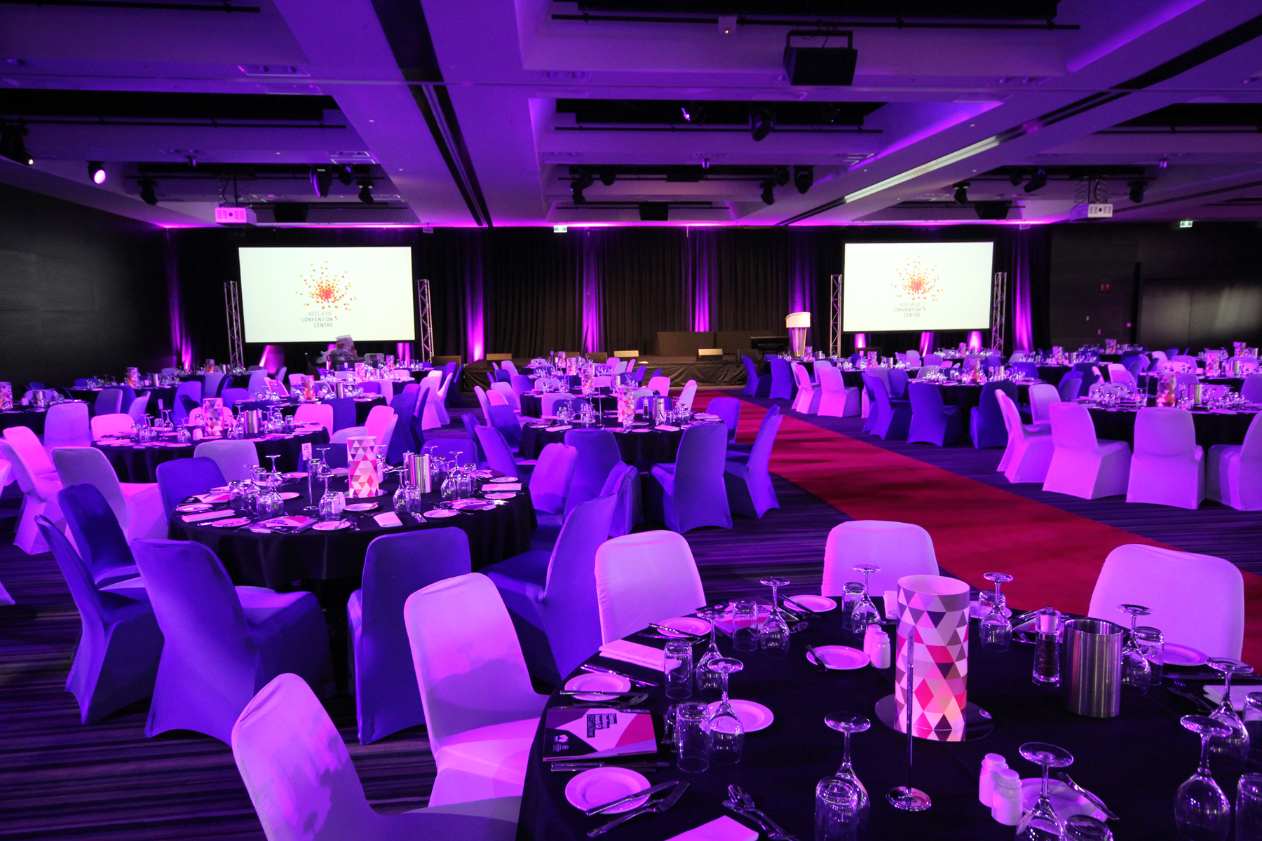 Adelaide Convention Centre Event Lighting LED Screens