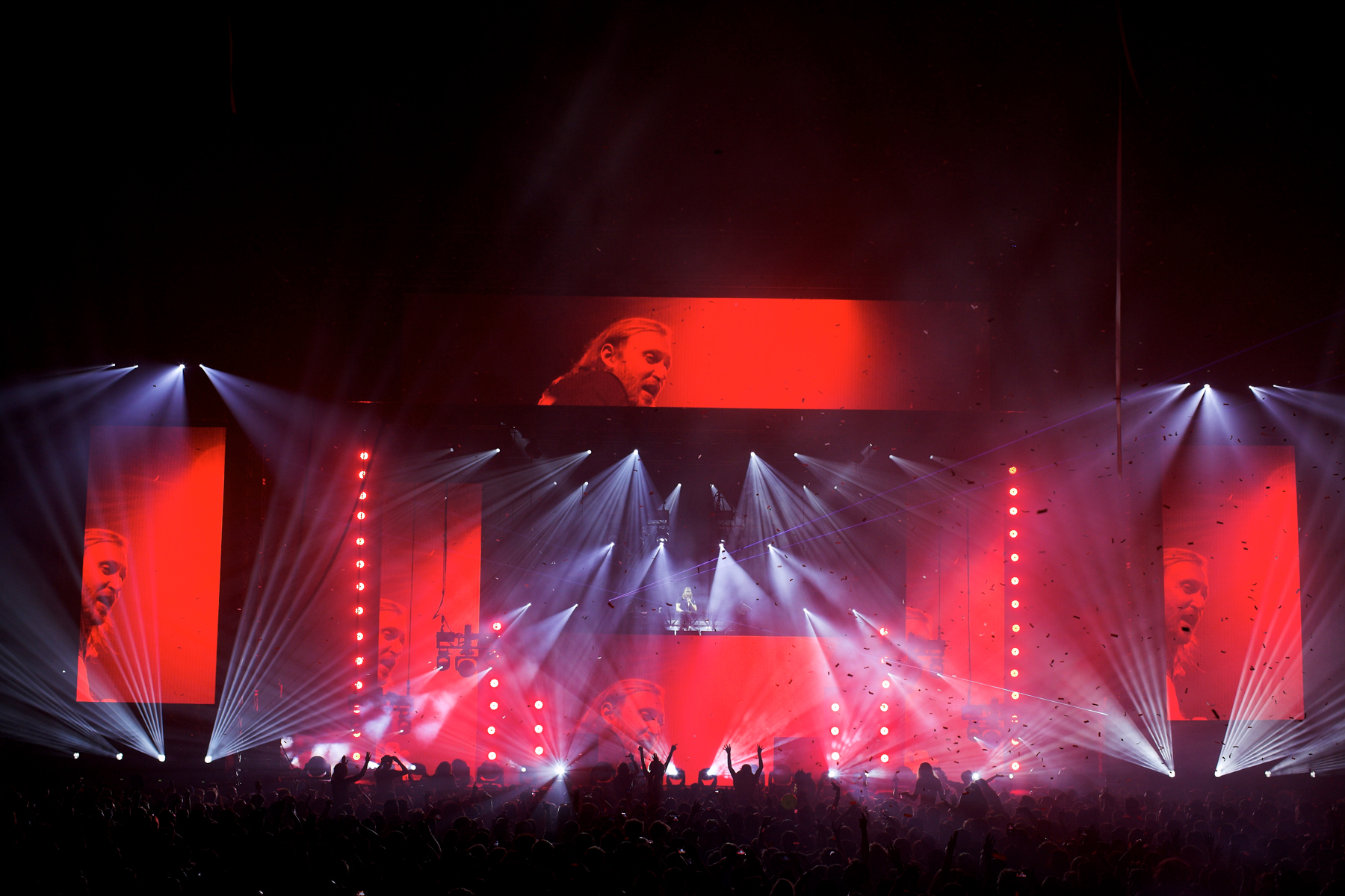David Guetta Concert LED Stage Lighting Design