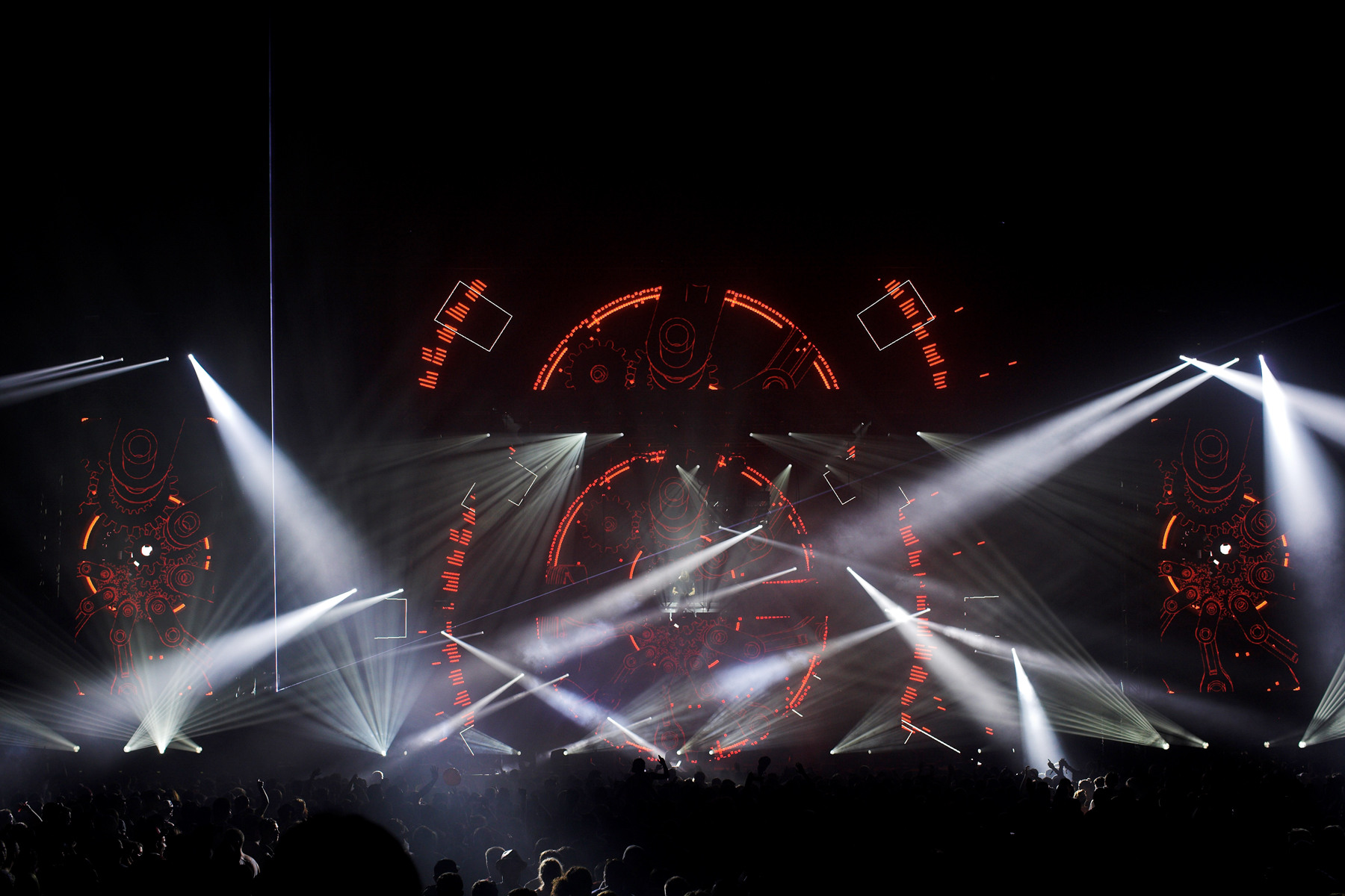 David Guetta Concert LED Stage Lighting Design