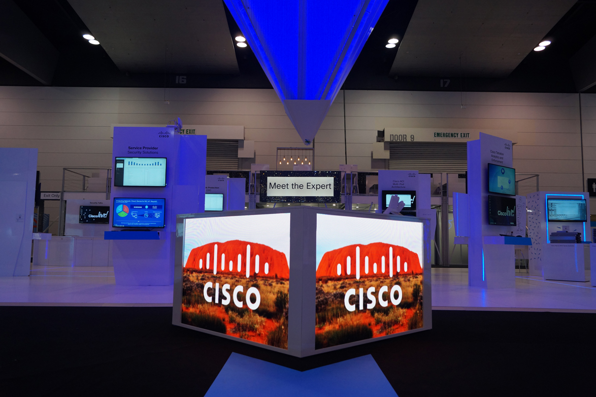 Clifton Productions Cisco Live Custom LED Screen Digital Display