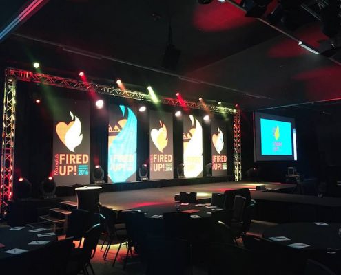 Nandos National Confrence Stage Lighting Design and LED Screen Panels