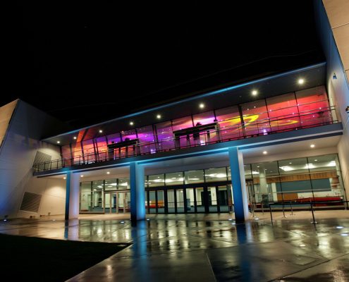 Gold Coast Convention and Exhibition Centre Building Facade Lighting and Indoor LED Lighting