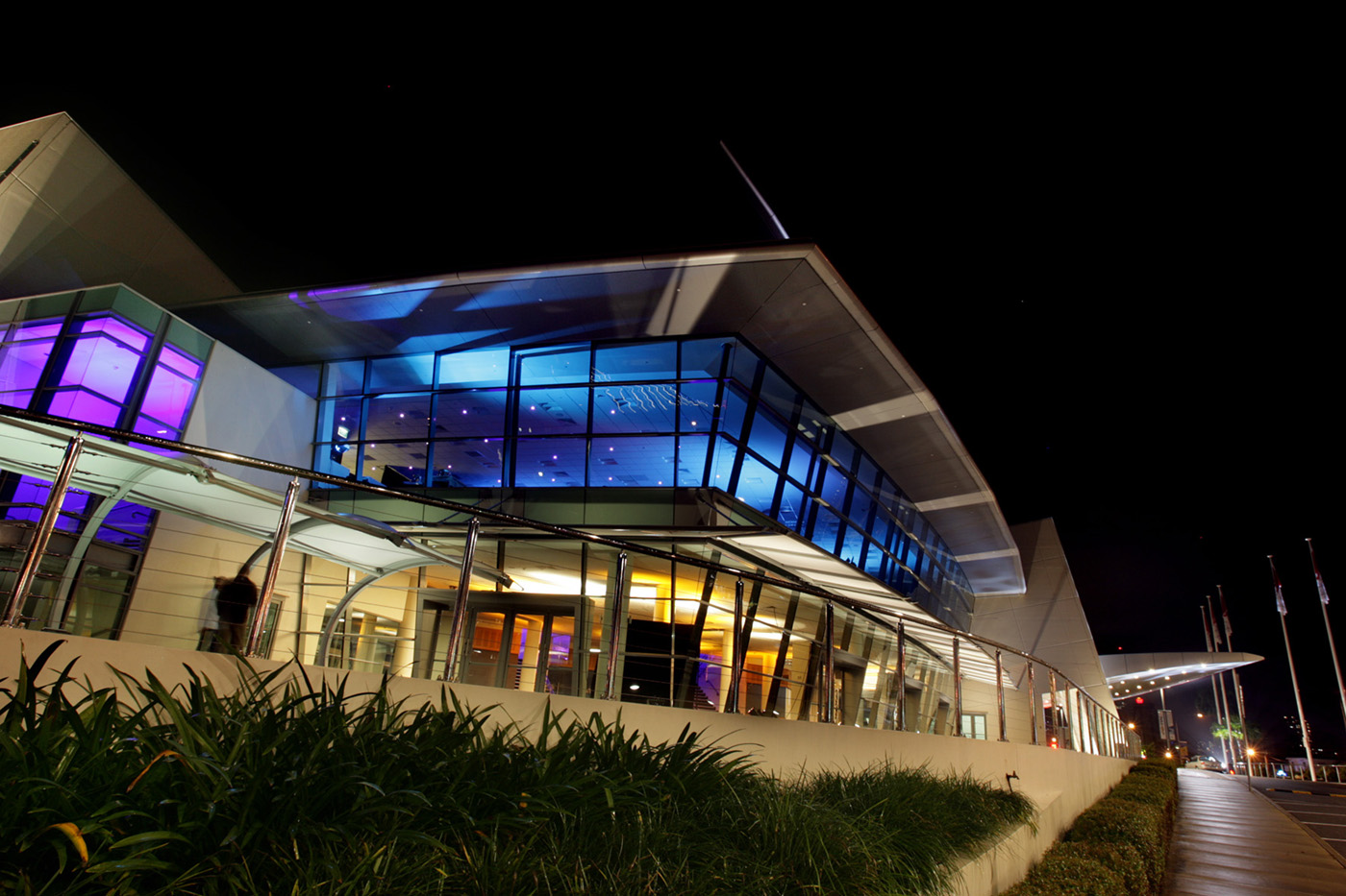 Gold Coast Convention and Exhibition Centre Building Facade Lighting and Indoor LED Lighting