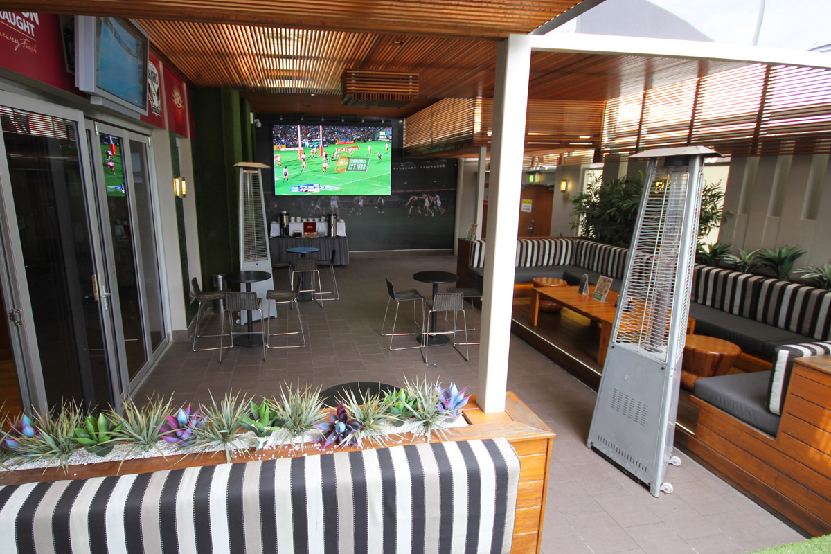Southport Sharks Sports Bar Indoor LED Big Screen