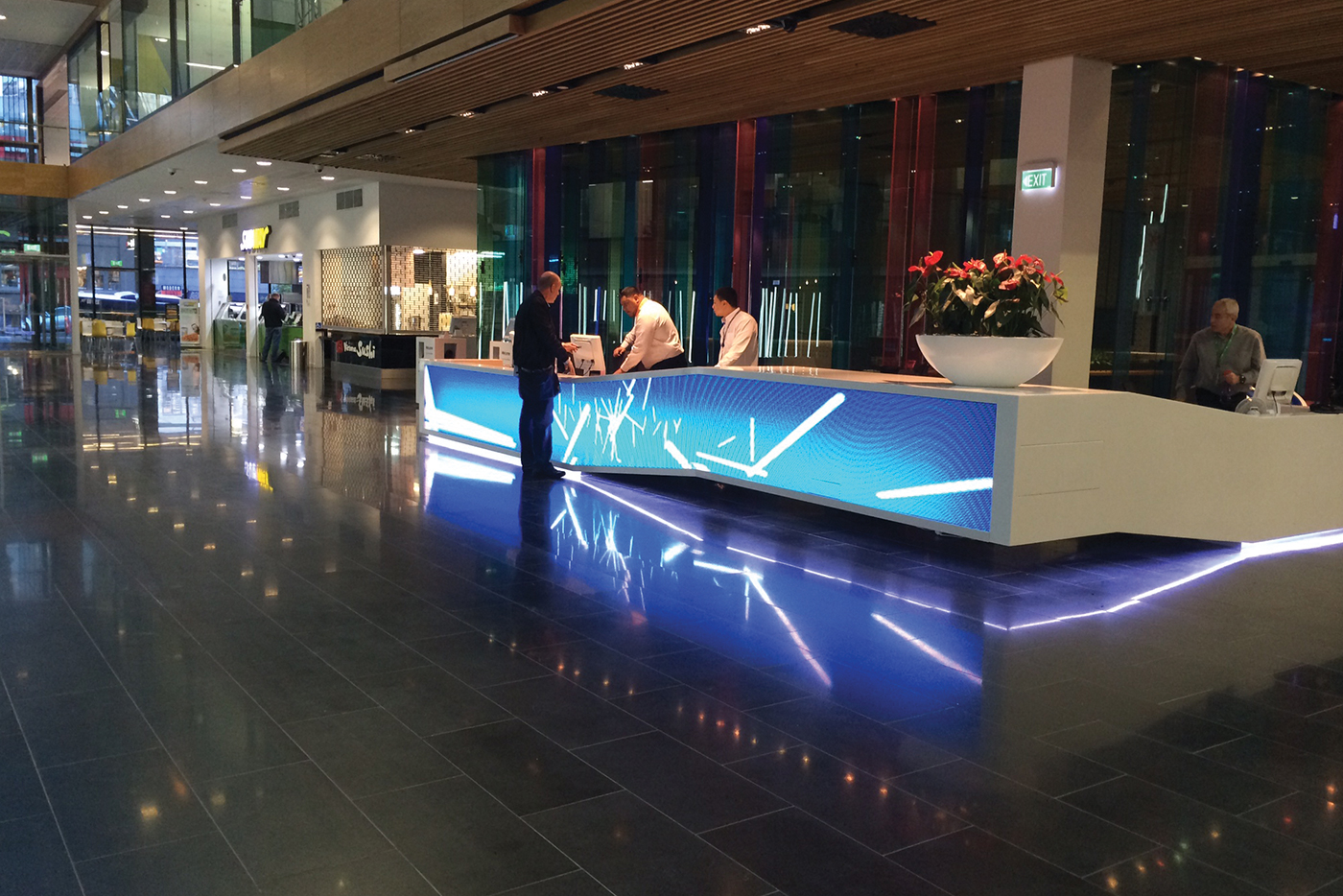 Spark HQ Foyer Custom LED Screen