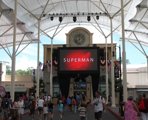Movie World Gold Coast Outdoor Big Screen LED Billboard Digital Advertising