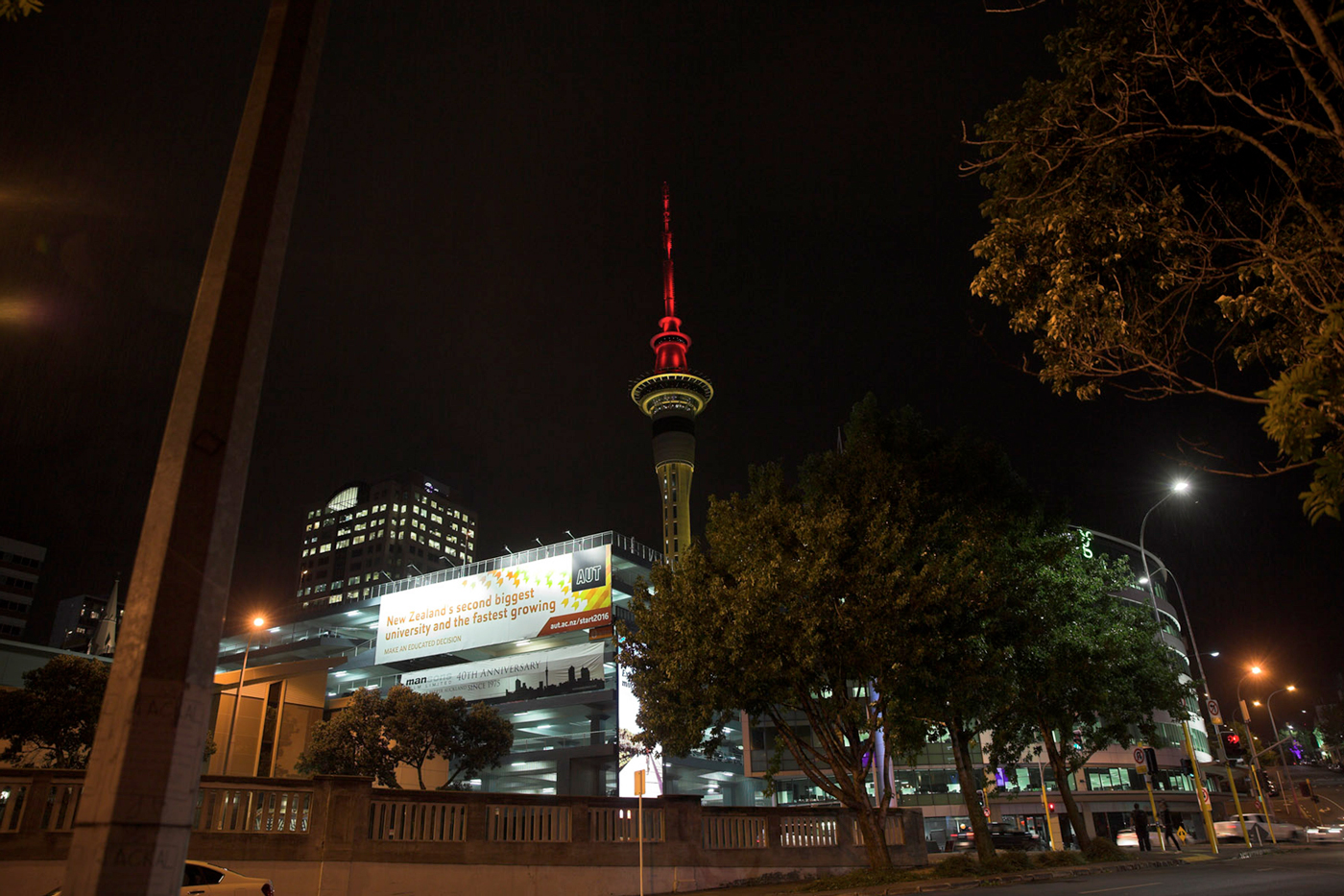 Sky Tower Building Facade Outdoor LED Architectural Lighting