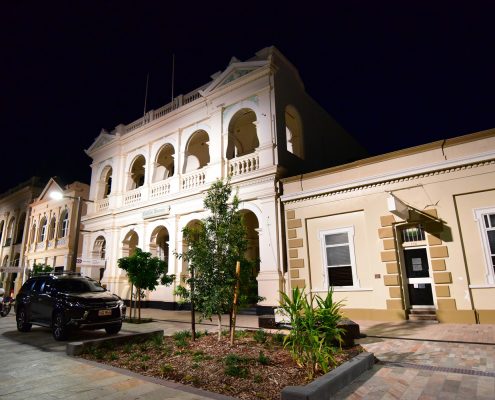 Rockhamptom Riverside Precinct comes to life with Griven LED Building Facade Lighting