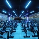 Astera Entertainment Lighting in the Spin Studio at Titan Fitness Sydney