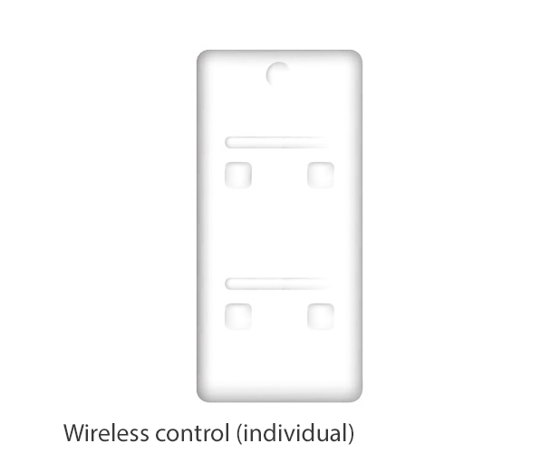 White Luxibel wireless controller.