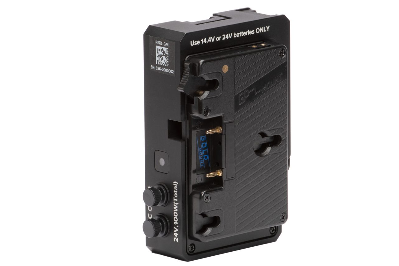 Astera RuntimeExtender battery plate with its mounting interface exposed.