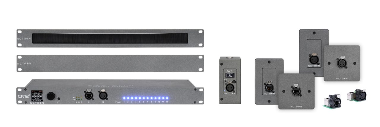NETRON Integration Series rack units, wall panels and compact data distribution devices.
