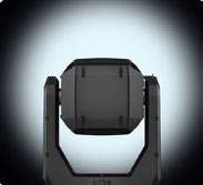 Rear of an Acme Mana fixture against a soft white circular projection.