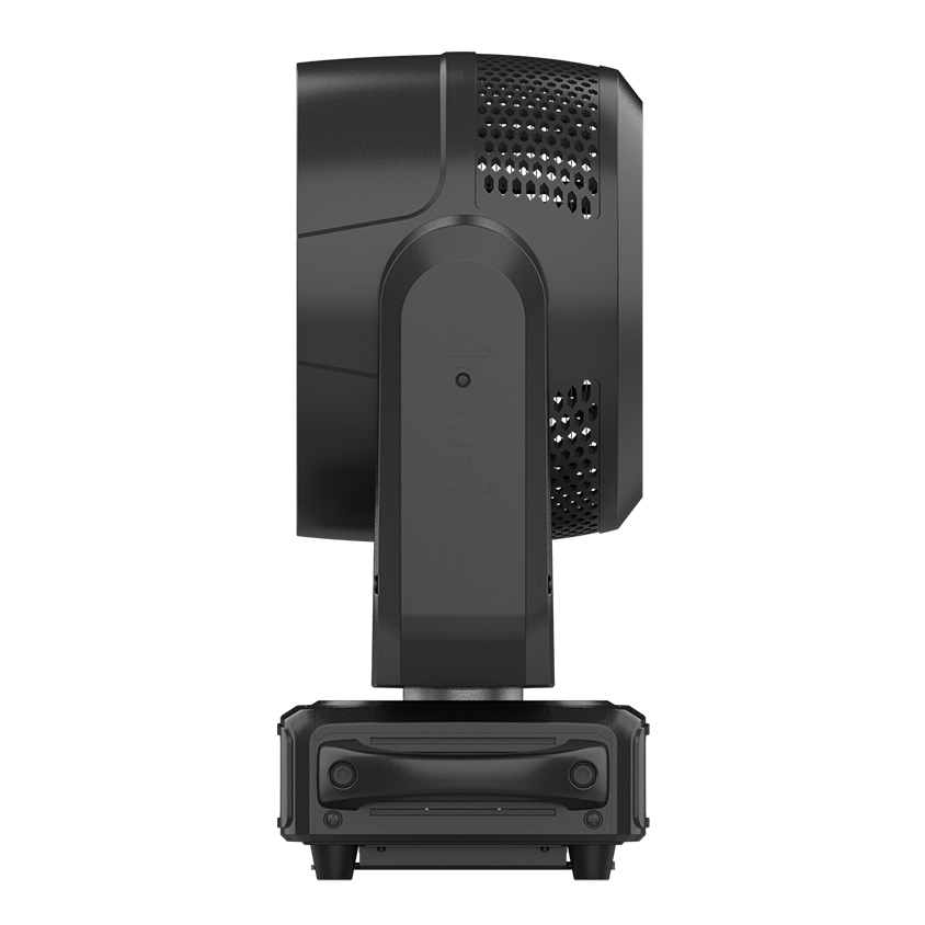 Side view of an Acme Neozone moving-head fixture.